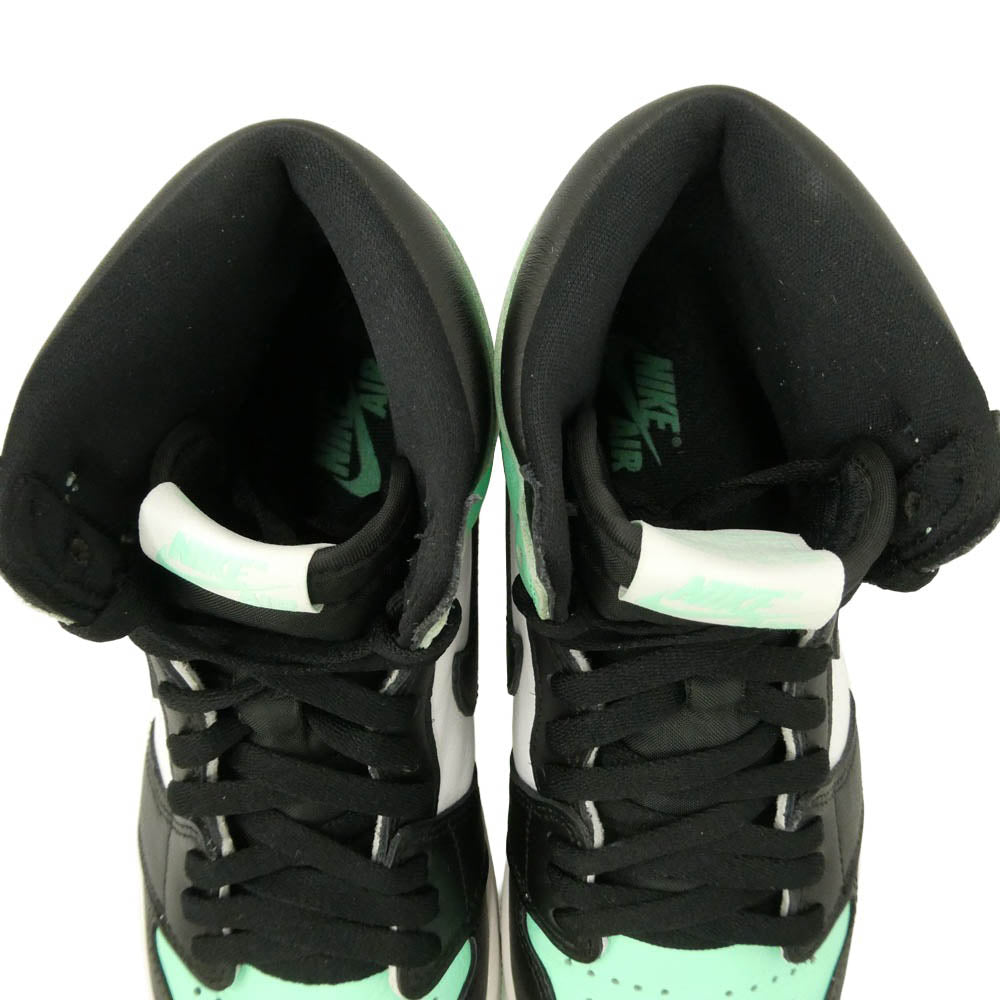 NIKE ナイキ DZ5485-130 Air Jordan 1 High OG Green Glow エアジョーダン1 ハイ OG グリーングロー ハイカット スニーカー ライトグリーン系 26.5cm【中古】