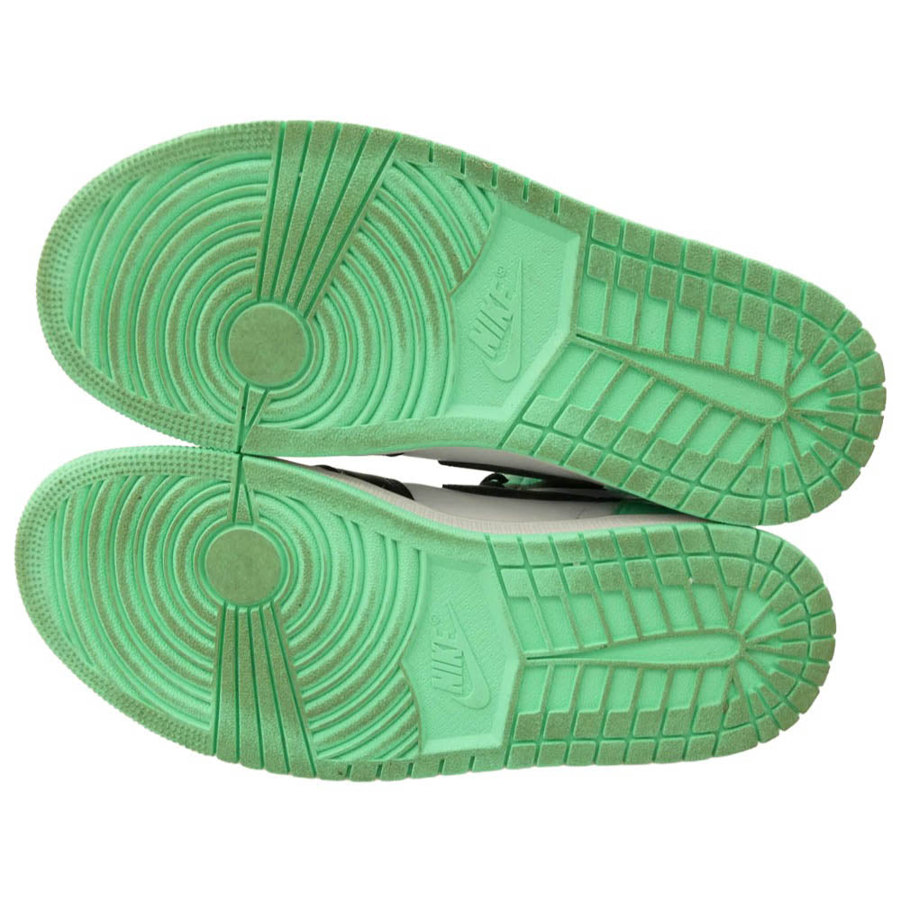 NIKE ナイキ DZ5485-130 Air Jordan 1 High OG Green Glow エアジョーダン1 ハイ OG グリーングロー ハイカット スニーカー ライトグリーン系 26.5cm【中古】