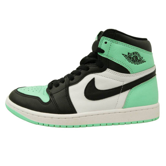 NIKE ナイキ DZ5485-130 Air Jordan 1 High OG Green Glow エアジョーダン1 ハイ OG グリーングロー ハイカット スニーカー ライトグリーン系 26.5cm【中古】