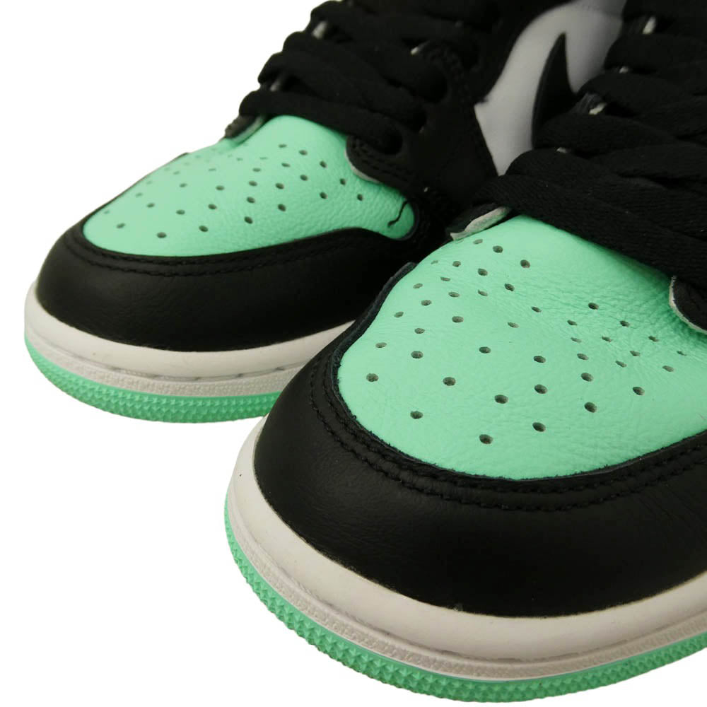 NIKE ナイキ DZ5485-130 Air Jordan 1 High OG Green Glow エアジョーダン1 ハイ OG グリーングロー ハイカット スニーカー ライトグリーン系 26.5cm【中古】
