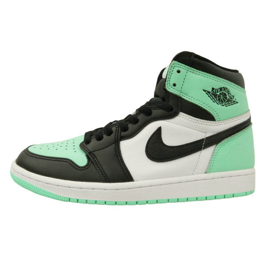 NIKE ナイキ DZ5485-130 Air Jordan 1 High OG Green Glow エアジョーダン1 ハイ OG グリーングロー ハイカット スニーカー ライトグリーン系 ブラック系 26.5cm【新古品】【未使用】【中古】