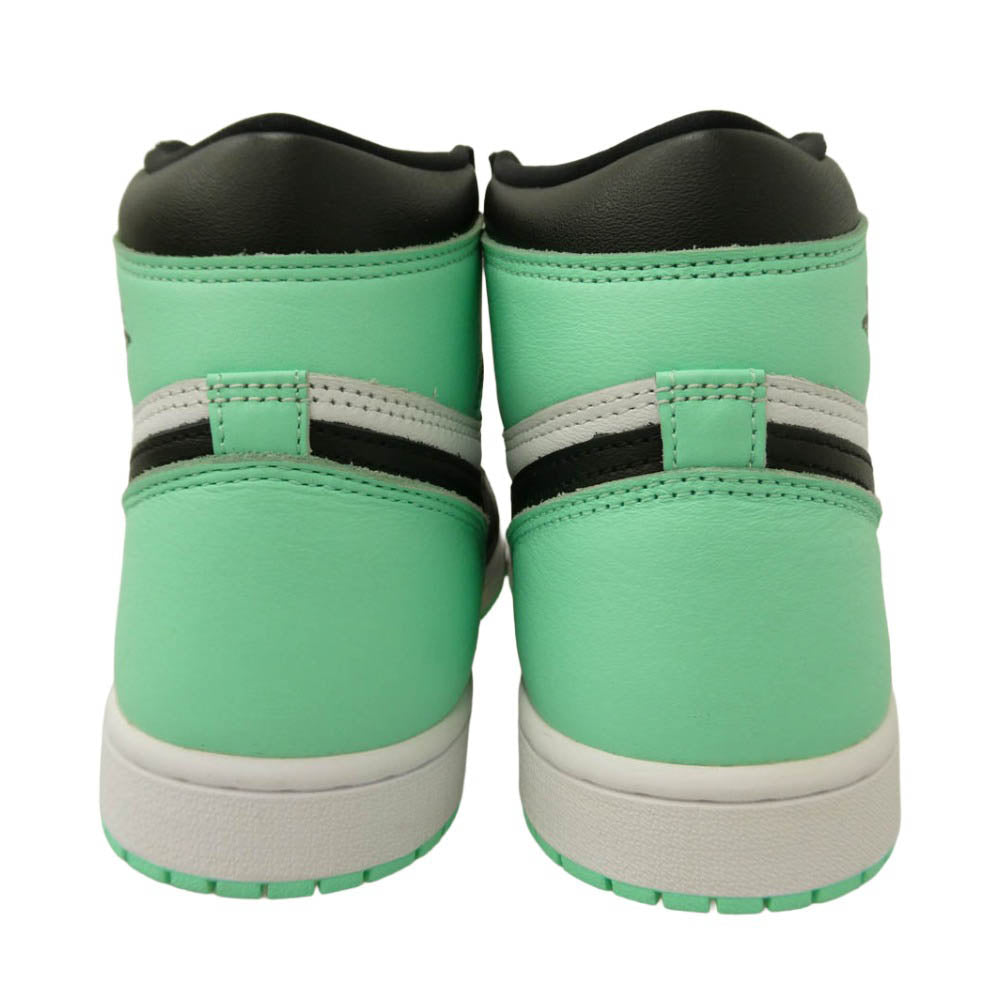 NIKE ナイキ DZ5485-130 Air Jordan 1 High OG Green Glow エアジョーダン1 ハイ OG グリーングロー ハイカット スニーカー ライトグリーン系 ブラック系 26.5cm【新古品】【未使用】【中古】