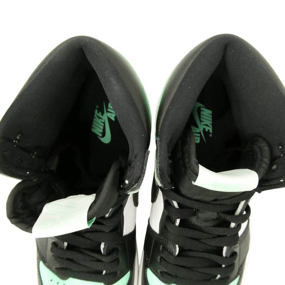 NIKE ナイキ DZ5485-130 Air Jordan 1 High OG Green Glow エアジョーダン1 ハイ OG グリーングロー ハイカット スニーカー ライトグリーン系 ブラック系 26.5cm【新古品】【未使用】【中古】