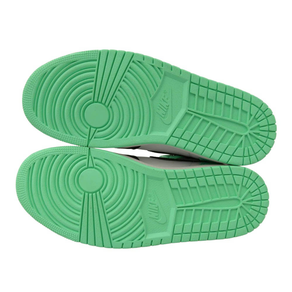 NIKE ナイキ DZ5485-130 Air Jordan 1 High OG Green Glow エアジョーダン1 ハイ OG グリーングロー ハイカット スニーカー ライトグリーン系 ブラック系 26.5cm【新古品】【未使用】【中古】