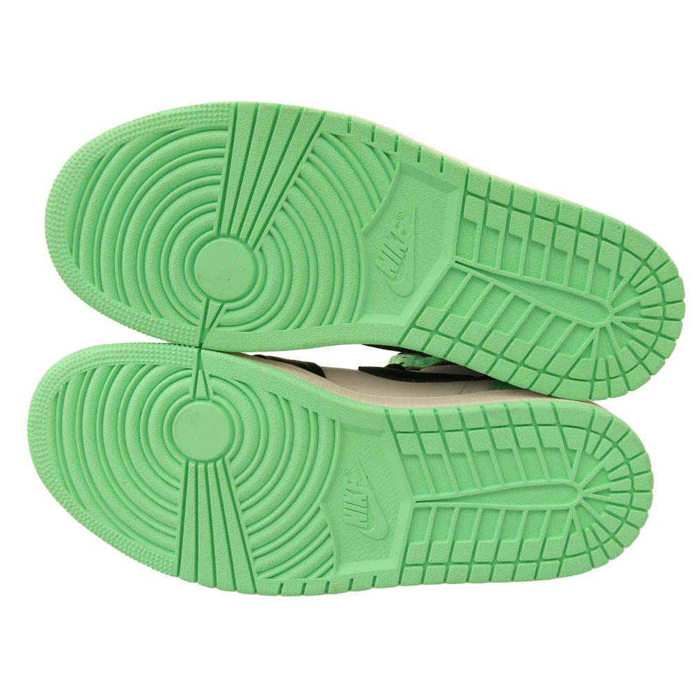 NIKE ナイキ DZ5485-130 Air Jordan 1 High OG Green Glow エアジョーダン1 ハイ OG グリーングロー ハイカット スニーカー ライトグリーン系 ブラック系 ホワイト系 26.5cm【新古品】【未使用】【中古】