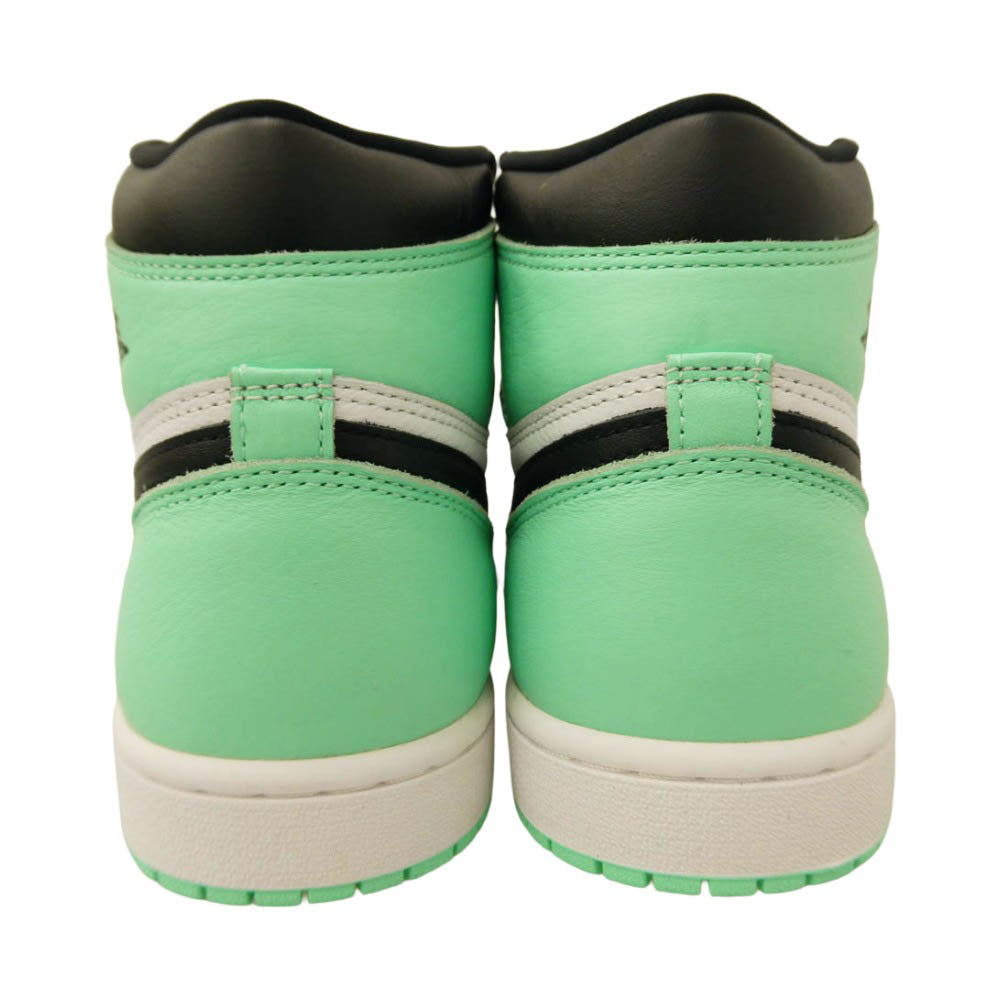NIKE ナイキ DZ5485-130 Air Jordan 1 High OG Green Glow エアジョーダン1 ハイ OG グリーングロー ハイカット スニーカー ブラック系 ライトグリーン系 26.5cm【新古品】【未使用】【中古】