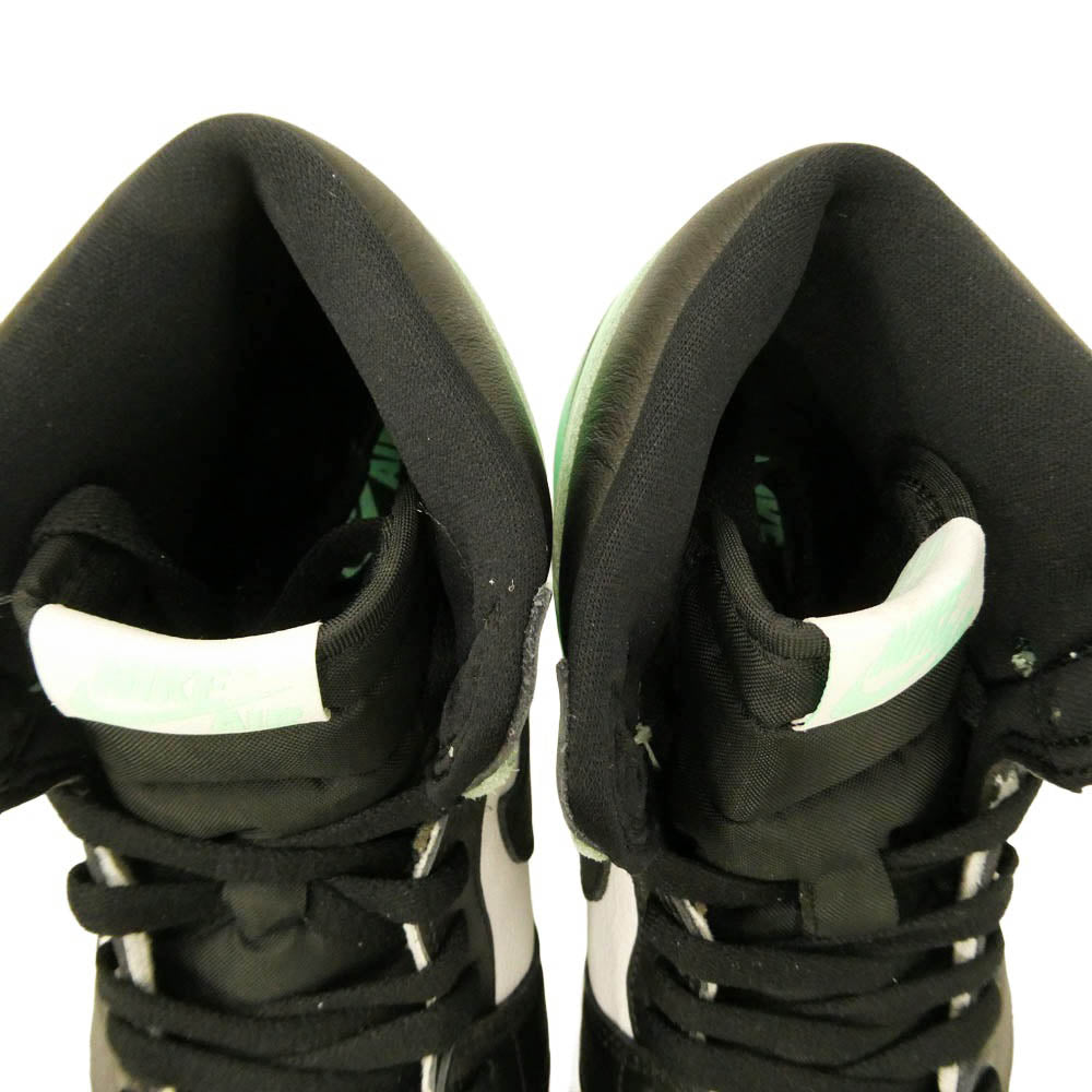 NIKE ナイキ DZ5485-130 Air Jordan 1 High OG Green Glow エアジョーダン1 ハイ OG グリーングロー ハイカット スニーカー ブラック系 ライトグリーン系 26.5cm【新古品】【未使用】【中古】