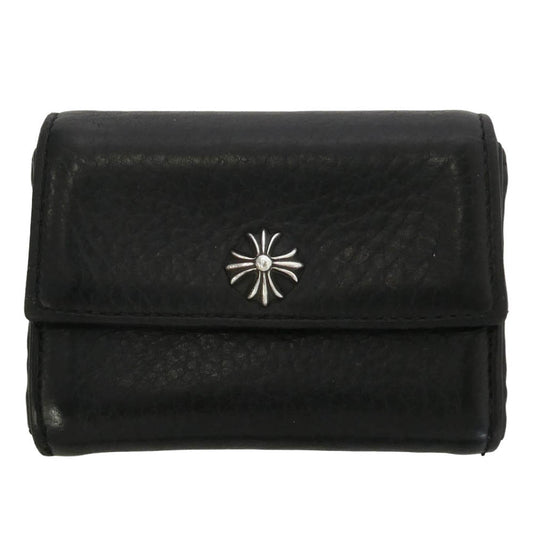 CHROME HEARTS クロムハーツ（原本有） UNITED ARROWS ユナイテッドアローズ インボイス付属 30SP/CH WLT TINY 30周年記念 UNITED ARROWS別注 CHプラスボタン タイニーウォレット 財布 ブラック系【中古】