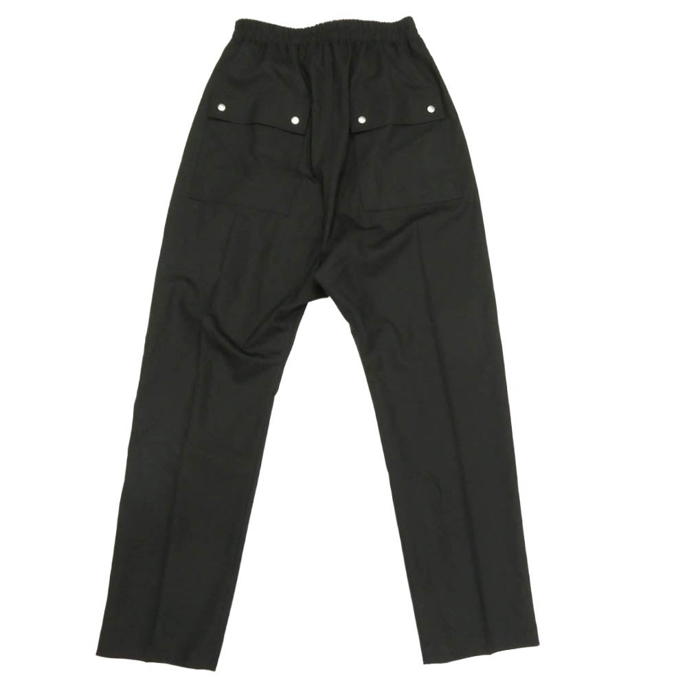 Rick Owens リックオウエンス 26SS RU01F2361-ZL BELA PANTS ベラ パンツ ZL素材 ブラック系 48【美品】【中古】
