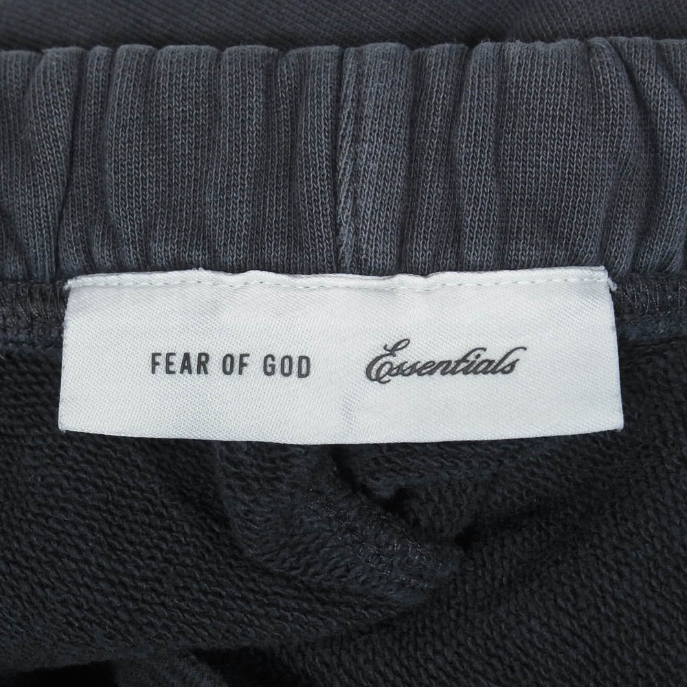 FEAR OF GOD フィアオブゴッド 26SS 160SP264101F Essentials TRAINING CLASSIC FIT SHORT エッセンシャルズ トレーニング クラシック フィット ロゴ コットン ショーツ ハーフパンツ ダークネイビー系 M【中古】