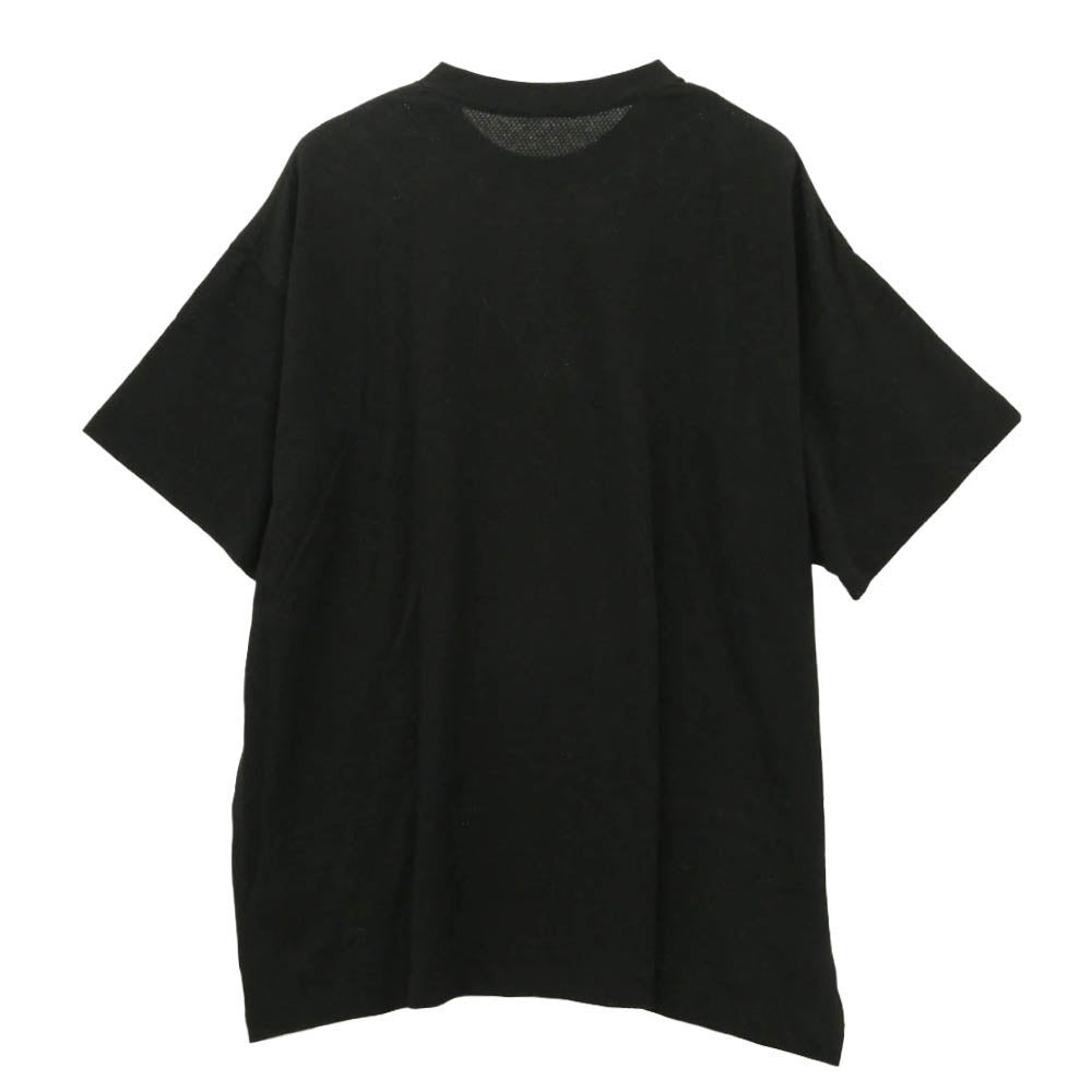 COMOLI コモリ 26SS D01-05033 Cotton Mesh Short Sleeve T-Shirt コットン メッシュ 半袖 Tシャツ ブラック系 1【中古】