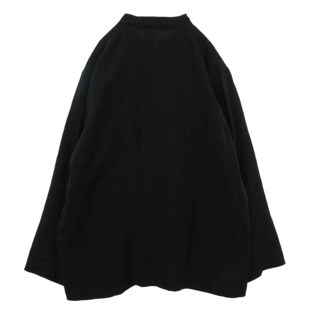 COMOLI コモリ 25SS B01-01009 Canapa Stand Collar Jacket ヘンプ カナパ スタンド カラー ジャケット ブラック系 2【新古品】【未使用】【中古】