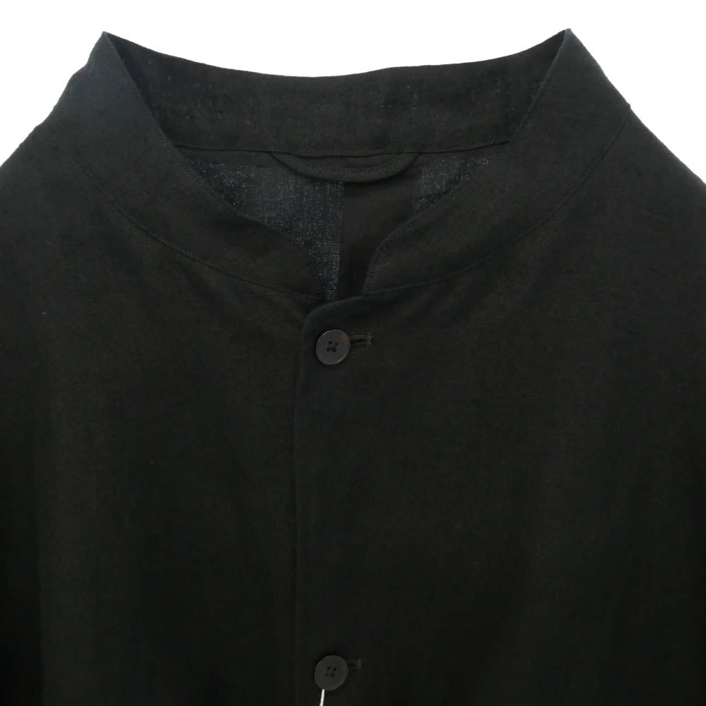COMOLI コモリ 25SS B01-01009 Canapa Stand Collar Jacket ヘンプ カナパ スタンド カラー ジャケット ブラック系 2【新古品】【未使用】【中古】
