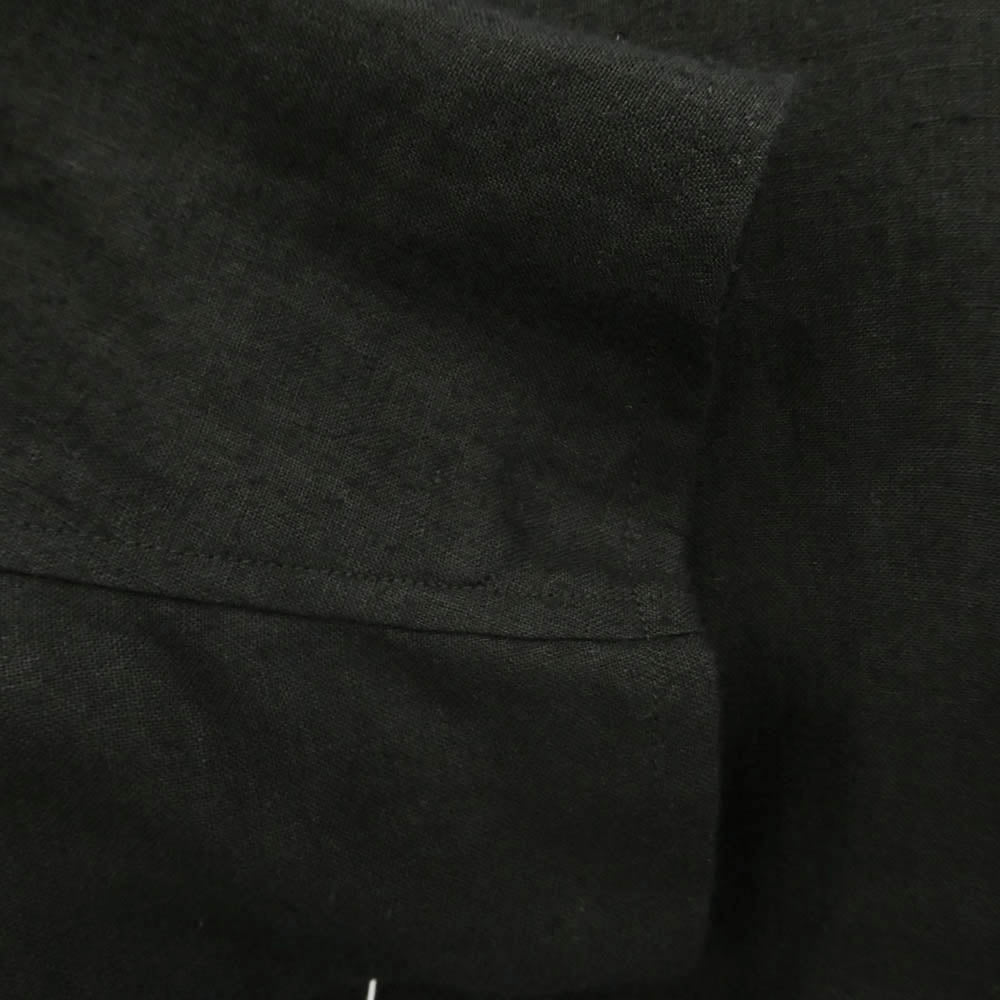 COMOLI コモリ 25SS B01-01009 Canapa Stand Collar Jacket ヘンプ カナパ スタンド カラー ジャケット ブラック系 2【新古品】【未使用】【中古】