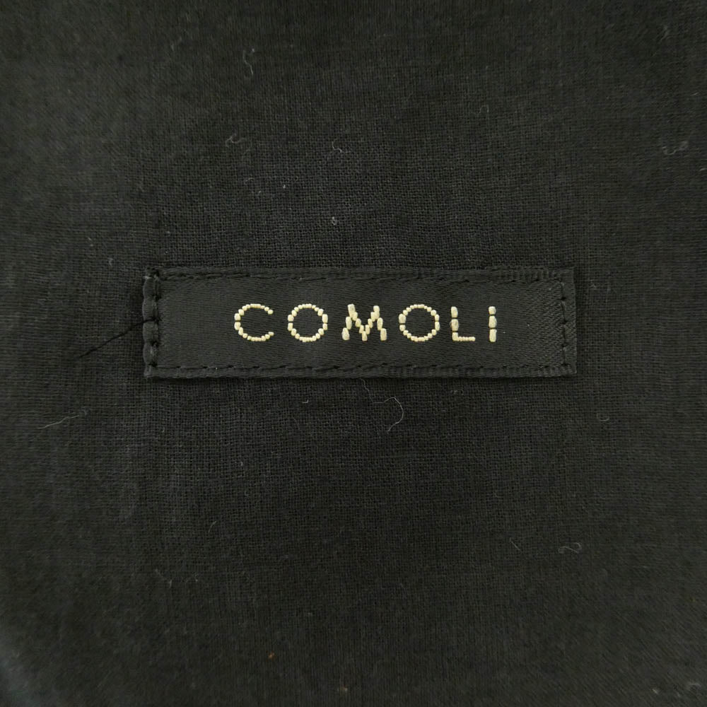 COMOLI コモリ 25SS B01-01009 Canapa Stand Collar Jacket ヘンプ カナパ スタンド カラー ジャケット ブラック系 2【新古品】【未使用】【中古】