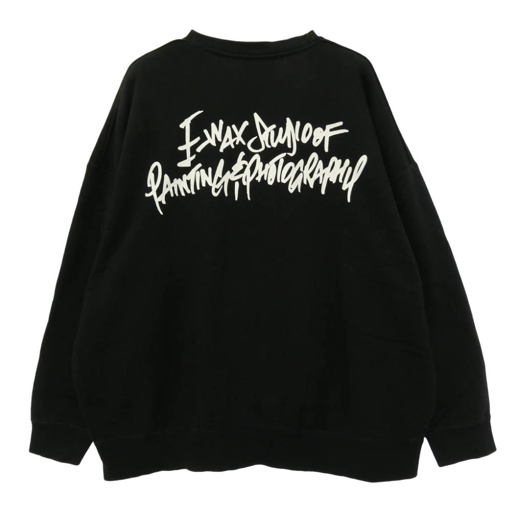 イーワックス SB2280 TRUTH IS OUT THERE フォト プリント スウェット トレーナー ブラック系 L【中古】