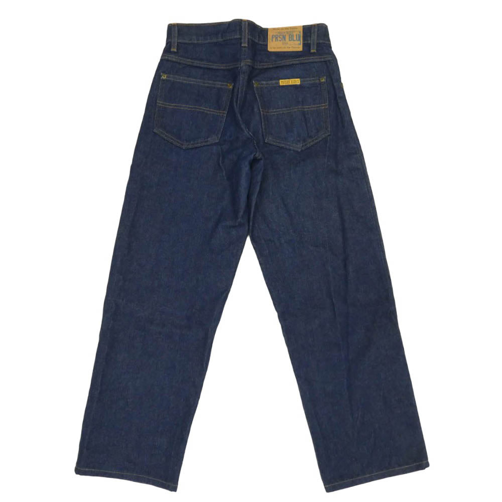 プリズンブルース 103 BASIC RELAXED FIT 5POCKET JEANS ベーシック リラックス フィット 5 ポケット ジーンズ デニム パンツ インディゴブルー系 W30 L32【中古】