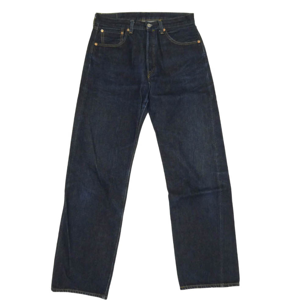 Levi's リーバイス 50155-0079 VINTAGE CLOTHING 1955モデル 501XX 復刻 オーガニックコットン リジッド ボタンフライ デニム パンツ インディゴブルー系 W33 L34【中古】