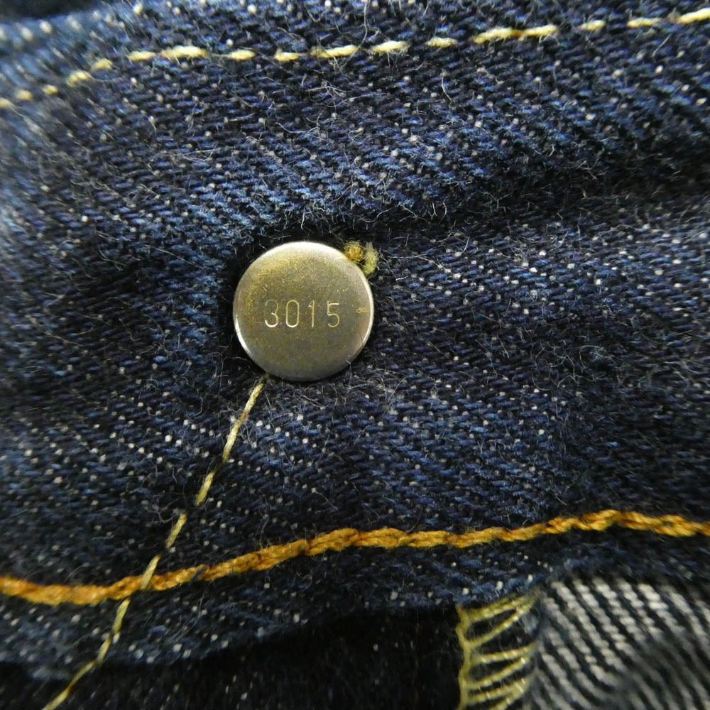 Levi's リーバイス 50155-0079 VINTAGE CLOTHING 1955モデル 501XX 復刻 オーガニックコットン リジッド ボタンフライ デニム パンツ インディゴブルー系 W33 L34【中古】