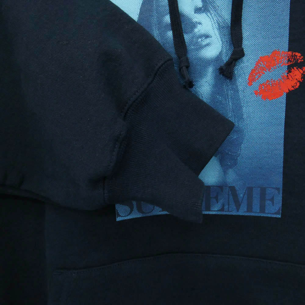Supreme シュプリーム 24AW Kate Moss Hooded Sweatshirt ケイトモス フォトプリント フーディー プルオーバー パーカー ネイビー系 ブルー系 L【美品】【中古】