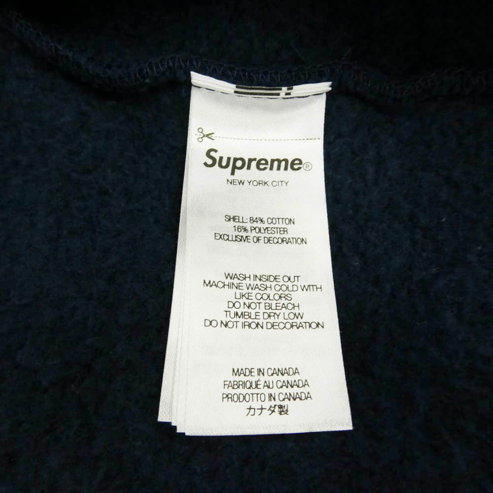 Supreme シュプリーム 24AW Kate Moss Hooded Sweatshirt ケイトモス フォトプリント フーディー プルオーバー パーカー ネイビー系 ブルー系 L【美品】【中古】