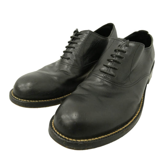 COMME des GARCONS HOMME コムデギャルソンオム レースアップ レザー ドレス シューズ ビジネス シューズ ブラック系 25.5【中古】