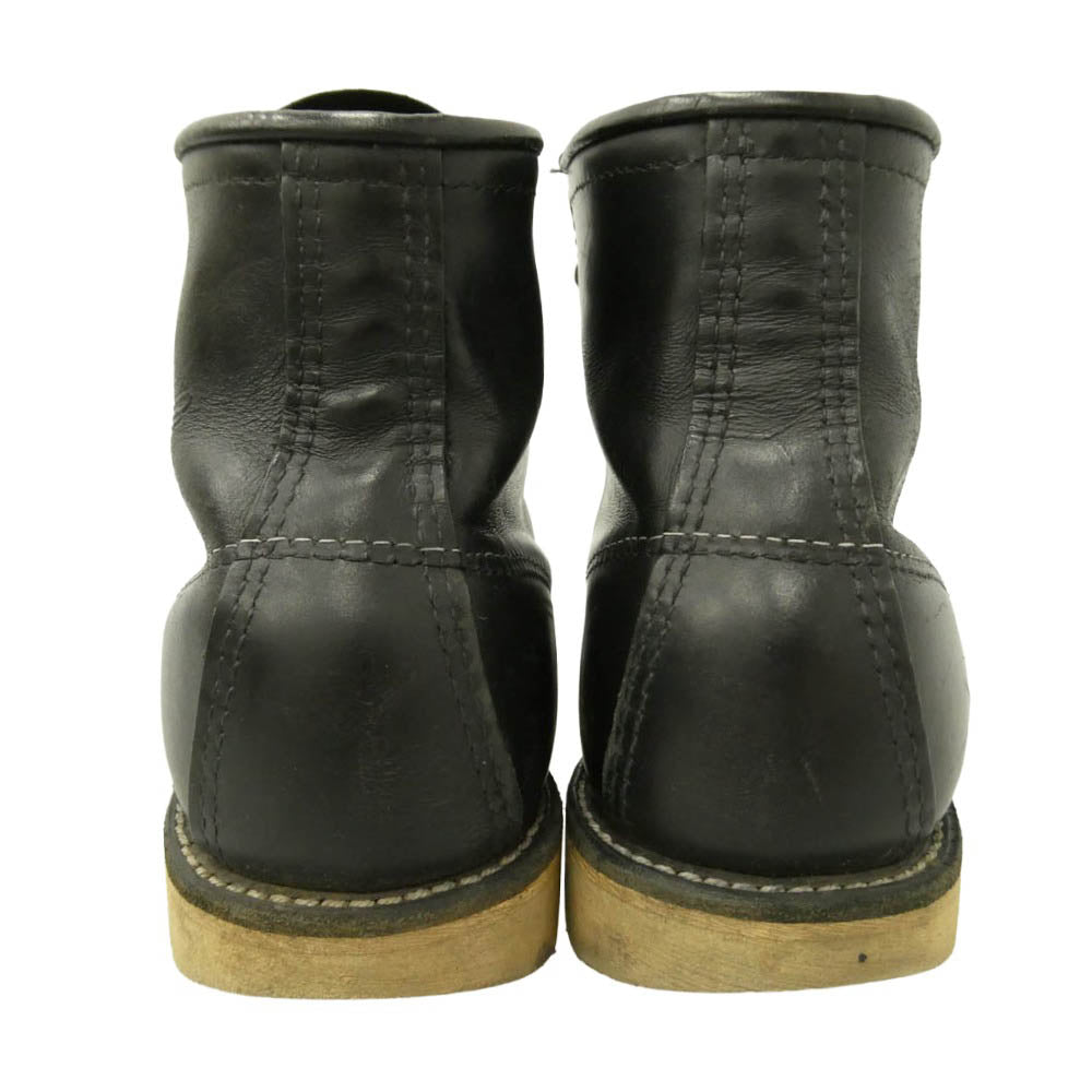 RED WING レッドウィング 8130 USA製 04年製 CLASSIC MOC TOE BOOT アイリッシュセッター クラシック モックトゥ ワーク ブーツ ブラック系 7D【中古】