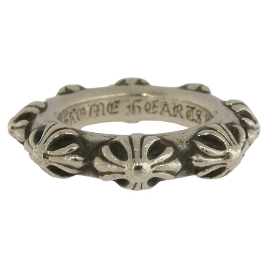 CHROME HEARTS クロムハーツ（原本無） CROSS BAND クロスバンド リング シルバー系 11.5号【中古】