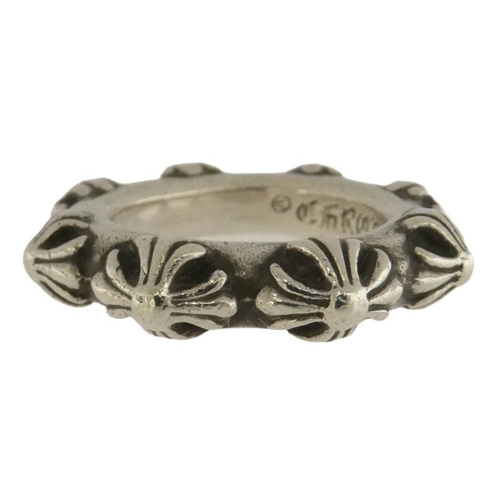 CHROME HEARTS クロムハーツ（原本無） CROSS BAND クロスバンド リング シルバー系 11.5号【中古】