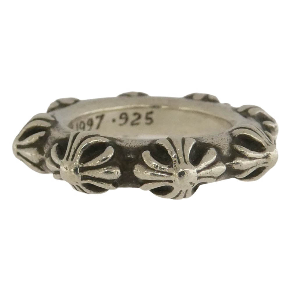 CHROME HEARTS クロムハーツ（原本無） CROSS BAND クロスバンド リング シルバー系 11.5号【中古】