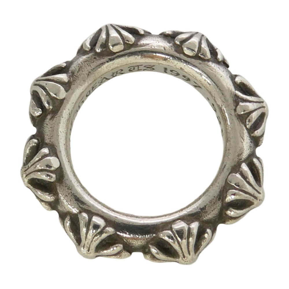 CHROME HEARTS クロムハーツ（原本無） CROSS BAND クロスバンド リング シルバー系 11.5号【中古】