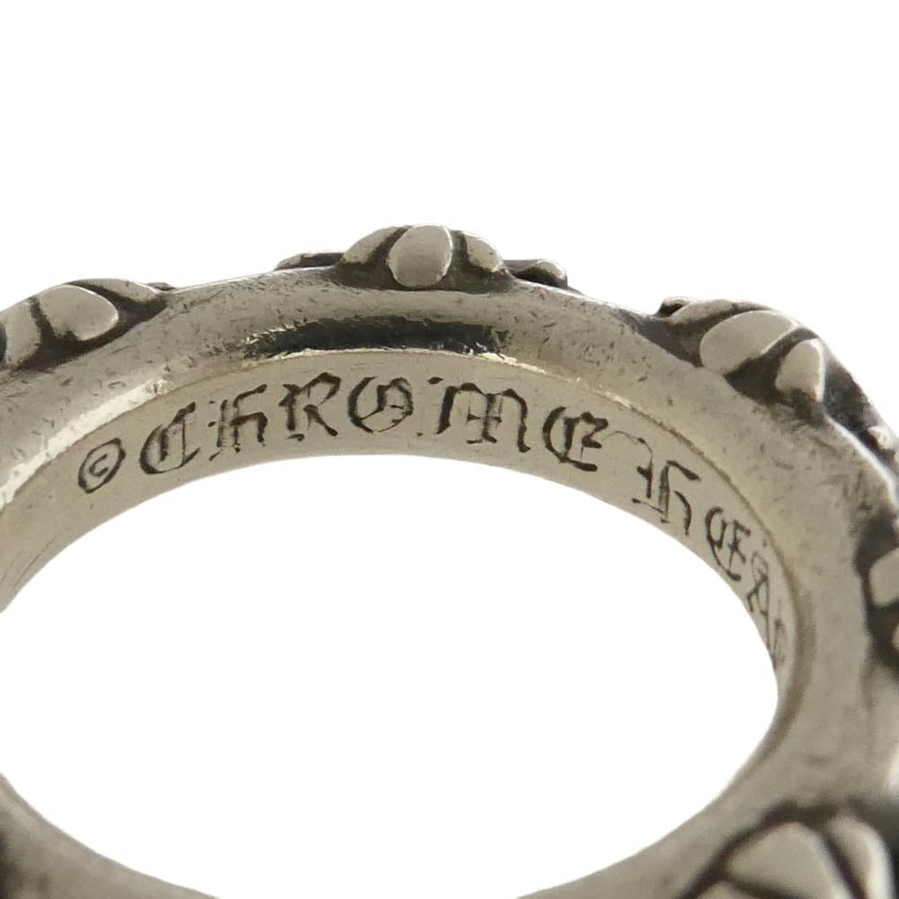 CHROME HEARTS クロムハーツ（原本無） CROSS BAND クロスバンド リング シルバー系 11.5号【中古】