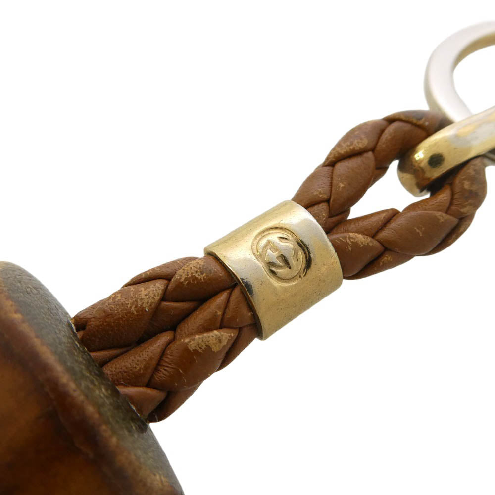 GUCCI グッチ バンブー キーホルダー バッグ チャーム ブラウン系【中古】