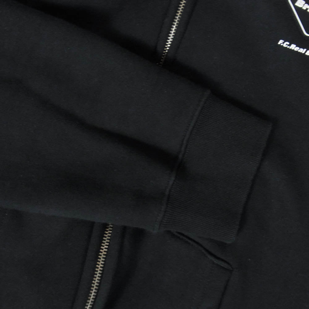 F.C.R.B. エフシーアールビー 26SS FCRB-260134 5-STAR ZIP-UP SWEAT HOODIE ジップアップ フーディー パーカー ブラック系 L【中古】