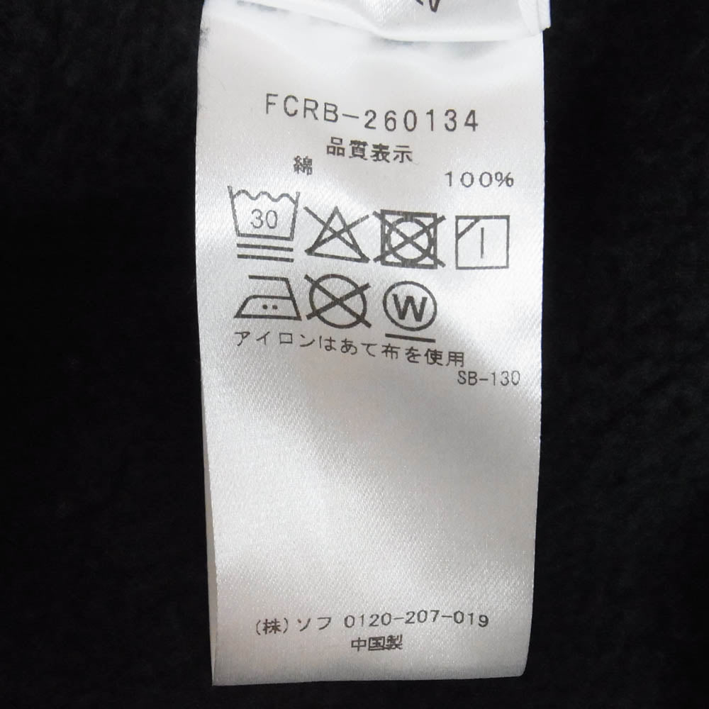 F.C.R.B. エフシーアールビー 26SS FCRB-260134 5-STAR ZIP-UP SWEAT HOODIE ジップアップ フーディー パーカー ブラック系 L【中古】