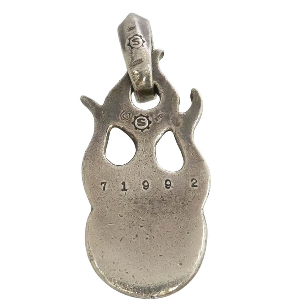STARLIN GEAR スターリンギア Flaming Dice フレーミングダイス ペンダントトップ シルバー系【中古】