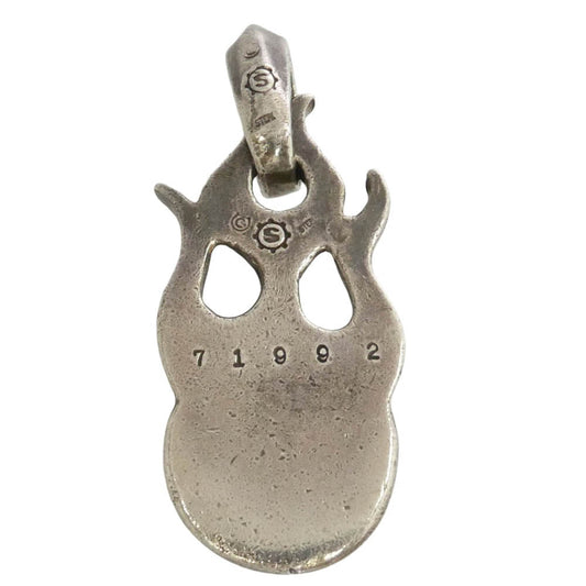 STARLIN GEAR スターリンギア Flaming Dice フレーミングダイス ペンダントトップ シルバー系【中古】