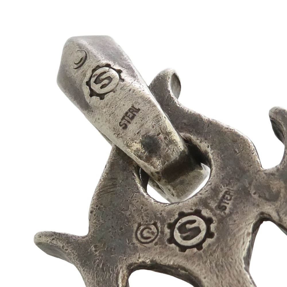 STARLIN GEAR スターリンギア Flaming Dice フレーミングダイス ペンダントトップ シルバー系【中古】