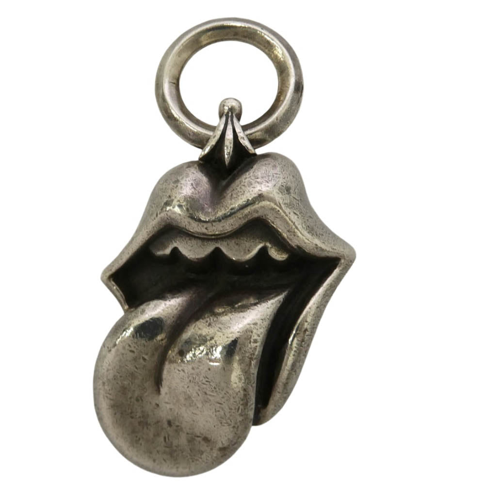 CHROME HEARTS クロムハーツ（原本無） LIPSTONGUE PENDANT リップアンドタン ペンダント トップ シルバー系【中古】