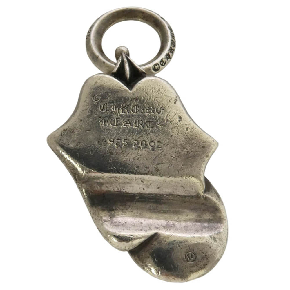 CHROME HEARTS クロムハーツ（原本無） LIPSTONGUE PENDANT リップアンドタン ペンダント トップ シルバー系【中古】