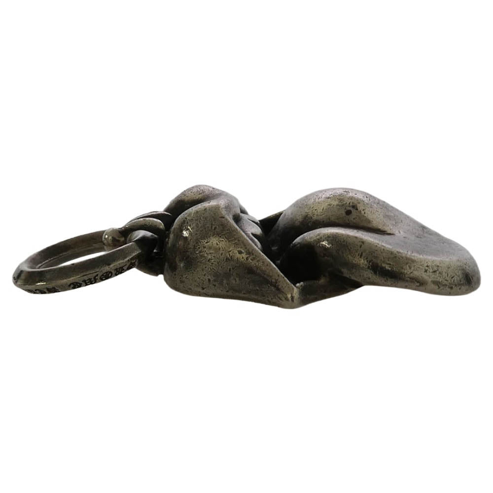 CHROME HEARTS クロムハーツ（原本無） LIPSTONGUE PENDANT リップアンドタン ペンダント トップ シルバー系【中古】
