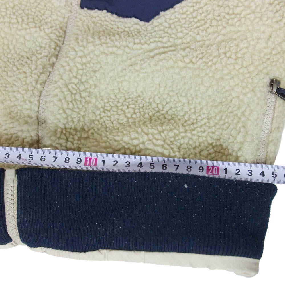 patagonia パタゴニア 19AW 22830 Retro-X Bomber Jacket レトロX ボンバー フリース ジャケット オフホワイト系 S【中古】