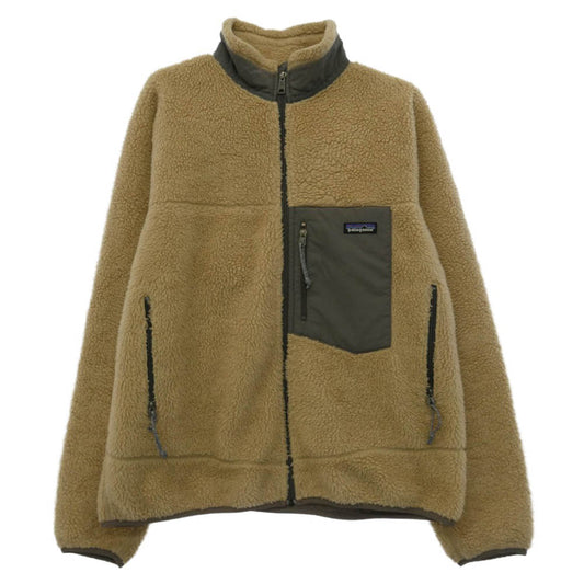 patagonia パタゴニア 02AW カナダ製 2002年製 Retro-X レトロX フリース ジャケット ベージュ系 L【中古】