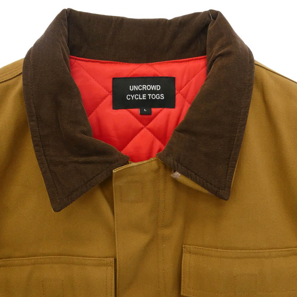アンクラウド UC-412-021 DUCK COAT ダック コート ジャケット ライトブラウン系 L【中古】