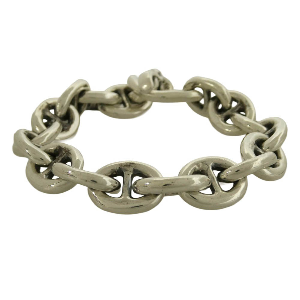 BILL WALL LEATHER ビルウォールレザー BEAMS ビームス BEAMS EXCLUSIVE Mixed Boat Link Bracelet ミックスボートリンク ブレスレット シルバー系【中古】