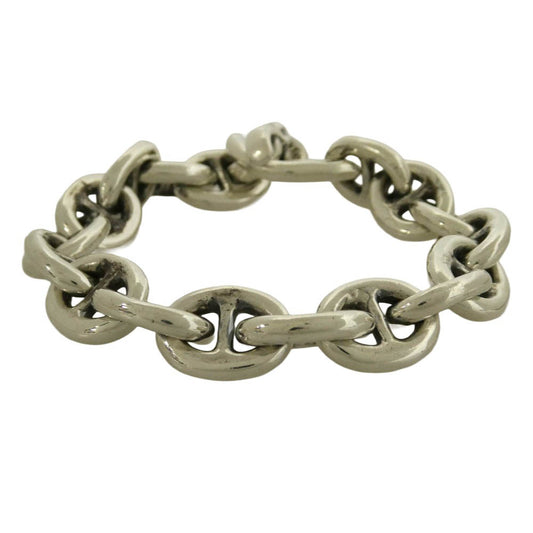BILL WALL LEATHER ビルウォールレザー BEAMS ビームス BEAMS EXCLUSIVE Mixed Boat Link Bracelet ミックスボートリンク ブレスレット シルバー系【中古】