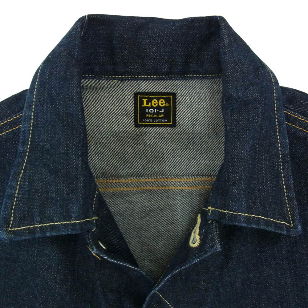 Lee リー LM8100 101J デニム ジャケット Gジャン インディゴブルー系 M【美品】【中古】