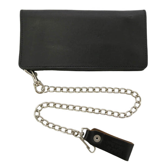 schott ショット PERFECT WALLET パーフェクトウォレット HORWEEN クロムエクセル レザー トラッカー ウォレット ブラック系【中古】