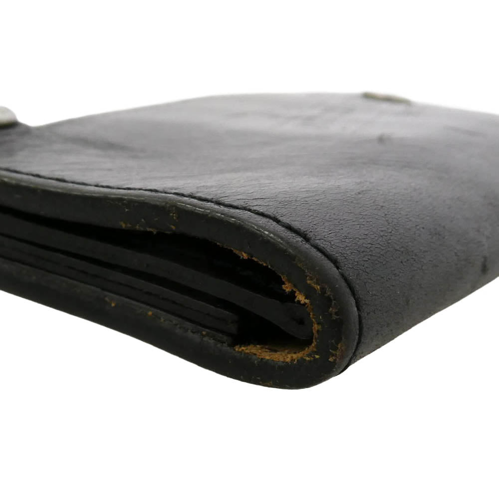 schott ショット PERFECT WALLET パーフェクトウォレット HORWEEN クロムエクセル レザー トラッカー ウォレット ブラック系【中古】