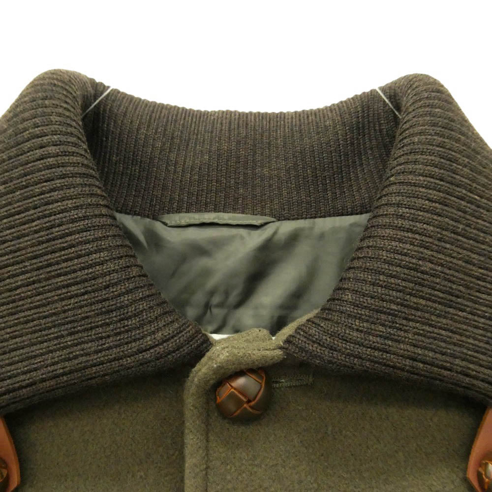 HUMAN MADE ヒューマンメイド 25AW HM30JK029 Donkey Coat Olivedrab ウールメルトン ドンキー コート ロゴ刺繍 ジャケット ブルゾン カーキ系 XL【中古】
